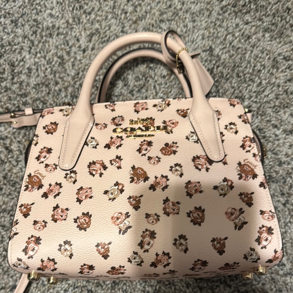 Coach floral purse